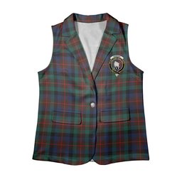 ScotsTee Shop Scottish Tennant Modern Women's Tartan Sleeveless Blazer Suit Vest