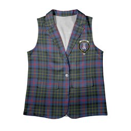 ScotsTee Shop Scottish Malcolm of Berwick Modern Women's Tartan Sleeveless Blazer Suit Vest
