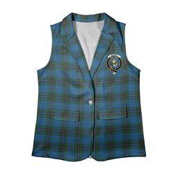 ScotsTee Shop Scottish Murray of Elibank Women's Tartan Sleeveless Blazer Suit Vest