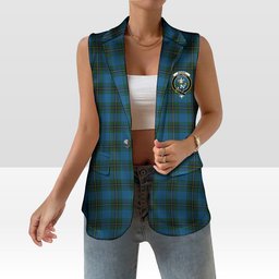 ScotsTee Shop Scottish Murray of Elibank Women's Tartan Sleeveless Blazer Suit Vest