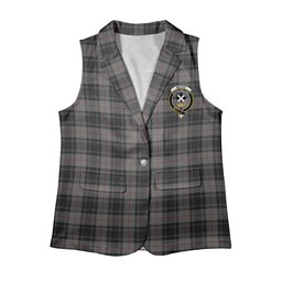 ScotsTee Shop Scottish Moffat 1984 Women's Tartan Sleeveless Blazer Suit Vest