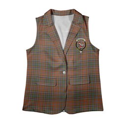 ScotsTee Shop Scottish MacDougall 1850 1 Women's Tartan Sleeveless Blazer Suit Vest