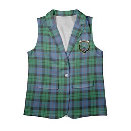 ScotsTee Shop Scottish Morrison Ancient Women's Tartan Sleeveless Blazer Suit Vest