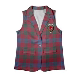 ScotsTee Shop Scottish Laing Artefact Modern Women's Tartan Sleeveless Blazer Suit Vest
