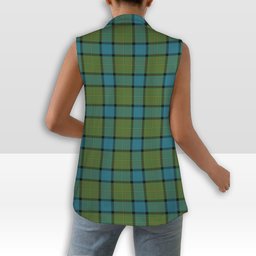 ScotsTee Shop Scottish Moore Ancient Women's Tartan Sleeveless Blazer Suit Vest