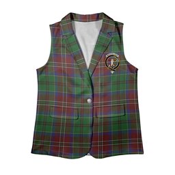 ScotsTee Shop Scottish MacCulloch Women's Tartan Sleeveless Blazer Suit Vest