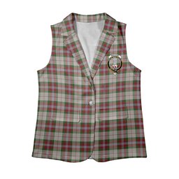 ScotsTee Shop Scottish MacLean Dress Women's Tartan Sleeveless Blazer Suit Vest