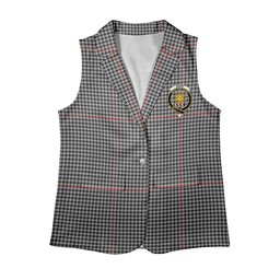 ScotsTee Shop Scottish Kerr Shepherd's Women's Tartan Sleeveless Blazer Suit Vest