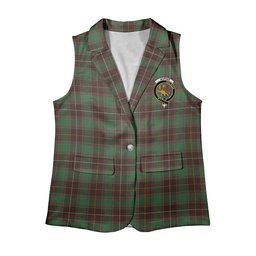 ScotsTee Shop Scottish McPhee Hunting Modern Women's Tartan Sleeveless Blazer Suit Vest