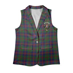 ScotsTee Shop Scottish Robertson Struan Women's Tartan Sleeveless Blazer Suit Vest