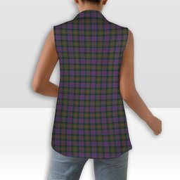 ScotsTee Shop Scottish MacDonell of Glengarry Women's Tartan Sleeveless Blazer Suit Vest