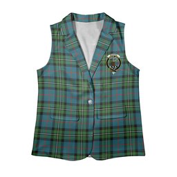 ScotsTee Shop Scottish McPhail Hunting Ancient Women's Tartan Sleeveless Blazer Suit Vest