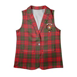ScotsTee Shop Scottish Stewart of Appin Modern Women's Tartan Sleeveless Blazer Suit Vest