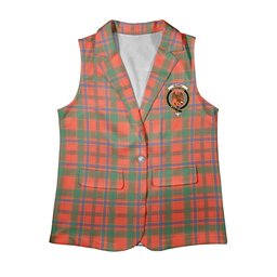 ScotsTee Shop Scottish Munro Ancient Women's Tartan Sleeveless Blazer Suit Vest