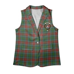 ScotsTee Shop Scottish Muirhead Women's Tartan Sleeveless Blazer Suit Vest