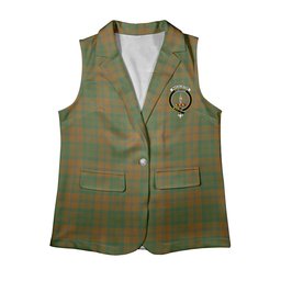 ScotsTee Shop Scottish MacAlister of Glenbarr Hunting Modern Women's Tartan Sleeveless Blazer Suit Vest