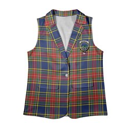 ScotsTee Shop Scottish MacBeth Modern Women's Tartan Sleeveless Blazer Suit Vest