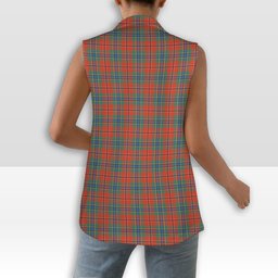 ScotsTee Shop Scottish McLean of Duart Ancient Women's Tartan Sleeveless Blazer Suit Vest