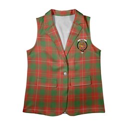 ScotsTee Shop Scottish McFie Ancient Women's Tartan Sleeveless Blazer Suit Vest