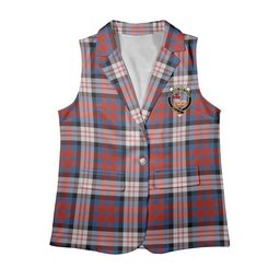 ScotsTee Shop Scottish McDonald Dress Irish Ancient Women's Tartan Sleeveless Blazer Suit Vest