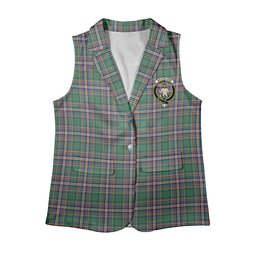 ScotsTee Shop Scottish McFarland Hunting Ancient Women's Tartan Sleeveless Blazer Suit Vest