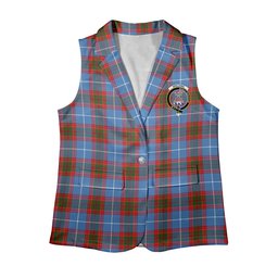 ScotsTee Shop Scottish Spalding Women's Tartan Sleeveless Blazer Suit Vest