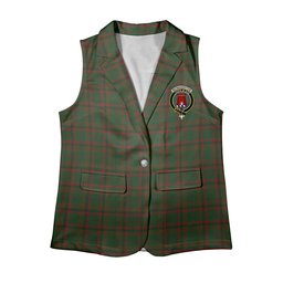 ScotsTee Shop Scottish Mcnaughton Hunting Women's Tartan Sleeveless Blazer Suit Vest