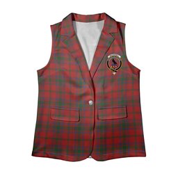 ScotsTee Shop Scottish MacDonell of Glengarry 4 Women's Tartan Sleeveless Blazer Suit Vest