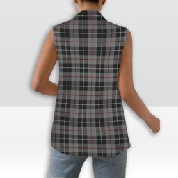 ScotsTee Shop Scottish Thompson Grey Women's Tartan Sleeveless Blazer Suit Vest