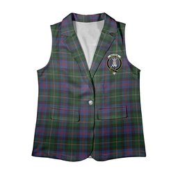 ScotsTee Shop Scottish Malcolm 2 Women's Tartan Sleeveless Blazer Suit Vest