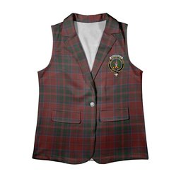 ScotsTee Shop Scottish MacDonald of Glencoe Women's Tartan Sleeveless Blazer Suit Vest