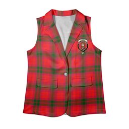ScotsTee Shop Scottish MacNab Modern SC Women's Tartan Sleeveless Blazer Suit Vest