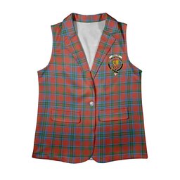 ScotsTee Shop Scottish Sinclair Lyon Count Ancient Women's Tartan Sleeveless Blazer Suit Vest