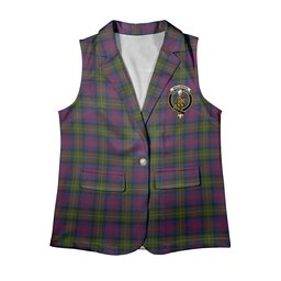 ScotsTee Shop Scottish MacLennan Women's Tartan Sleeveless Blazer Suit Vest