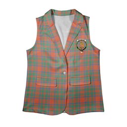 ScotsTee Shop Scottish MacKintosh Ancient Women's Tartan Sleeveless Blazer Suit Vest
