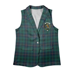 ScotsTee Shop Scottish Walker Hunting Modern Women's Tartan Sleeveless Blazer Suit Vest