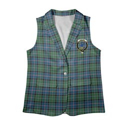 ScotsTee Shop Scottish Stirling Modern Women's Tartan Sleeveless Blazer Suit Vest