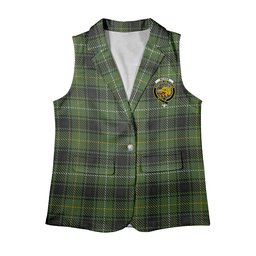 ScotsTee Shop Scottish McIver Hunting Women's Tartan Sleeveless Blazer Suit Vest