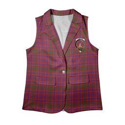 ScotsTee Shop Scottish Lumsden of Clova Women's Tartan Sleeveless Blazer Suit Vest