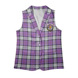 ScotsTee Shop Scottish Sinclair Dress (Dance) Ancient Clan Women's Tartan Sleeveless Blazer Suit Vest