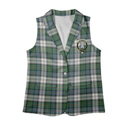 ScotsTee Shop Scottish MacCallum Dress Ancient Women's Tartan Sleeveless Blazer Suit Vest