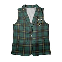 ScotsTee Shop Scottish Wallace Hunting Modern Women's Tartan Sleeveless Blazer Suit Vest