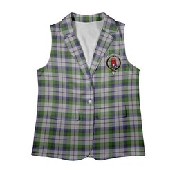 ScotsTee Shop Scottish MacCracken Dress Women's Tartan Sleeveless Blazer Suit Vest