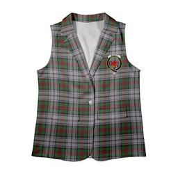 ScotsTee Shop Scottish McDuff Dress Women's Tartan Sleeveless Blazer Suit Vest