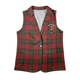 ScotsTee Shop Scottish MacQuarrie 7 Women's Tartan Sleeveless Blazer Suit Vest