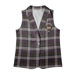 ScotsTee Shop Scottish MacDonald Dress Women's Tartan Sleeveless Blazer Suit Vest