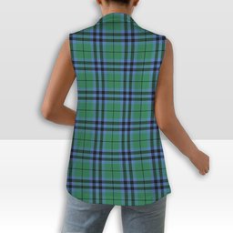 ScotsTee Shop Scottish Marshall Ancient Women's Tartan Sleeveless Blazer Suit Vest