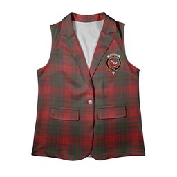 ScotsTee Shop Scottish MacDougall 1831 Women's Tartan Sleeveless Blazer Suit Vest