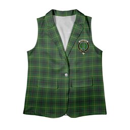 ScotsTee Shop Scottish MacArthur Women's Tartan Sleeveless Blazer Suit Vest