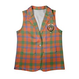 ScotsTee Shop Scottish Ross Ancient Women's Tartan Sleeveless Blazer Suit Vest